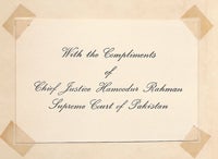 Item #1190 The Constitution of the Islamic Republic of Pakistan (Presentation copy!); [Passed by the National Assembly of Pakistan on the 10th April, 1973 ...]. Association Copy, National Assembly of Pakistan.