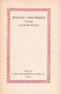 Item #1220 Body of This Death. Poetry, Louise Bogan