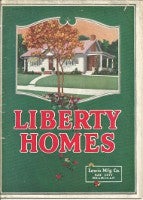 Item #12640 Liberty Homes. Pattern Book, Lewis Mfg. Co