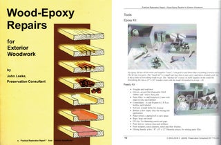 Item #12877 Wood-Epoxy Repairs for Exterior Woodwork. Wood, John Leeke