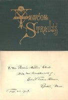 Item #13613 Yawcob Strauss Series: Yawcob's Dribulations, Leedle Yawcob Strauss, Der Oak and der Vine, and Vas Marriage a Failure? Inscribed by the author. Humor, Charles Follen Adams.