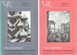 Item #14099 Visual Resources: An International Journal of Documentation