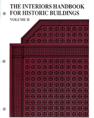 Item #15413 Interiors Handbook for Historic Buildings, Volume II. Restoration, Michael J. Auer,...