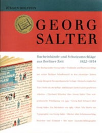 Item #16 Georg Salter, Bucheinbaende und Schutzumschlaege aus Berliner Zeit 1922-1934 (Georg...