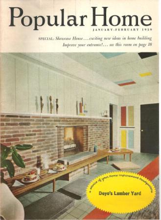 Item #16127 Popular Home; January-February 1959, Vol. 16, No. 1. Building Materials, Robert H. Dougherty.