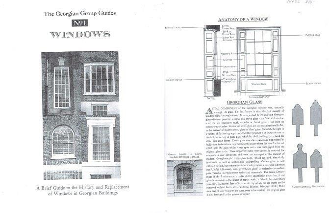 Item #16426 The Georgian Group Guides, No. 1: Windows; A Brief Guide to the History and Replacement of Windows in Georgian Buildings. Doors, Windows.