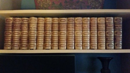 Item #16449 21 Tales in 15 Volumes. Literature, Charles Dickens.
