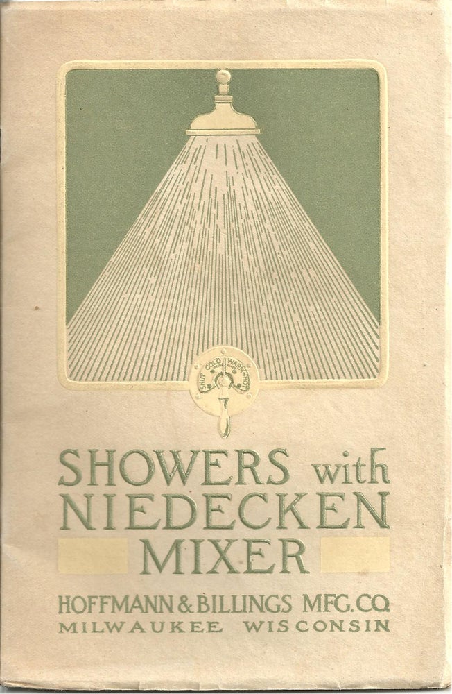 Item #16601 Showers with Niedecken Mixer; Bulletin No. 5. Plumbing, Hoffmann, Billings Mfg. Co.