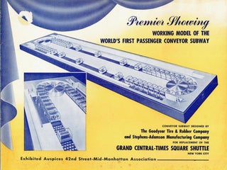 Item #16858 Premier Showing Working Model Of The World's First Passenger Conveyor Subway....