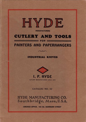 Item #16866 Hyde Manufacturers Cutlery And Tools For Painters And Paperhangers - Industrial...