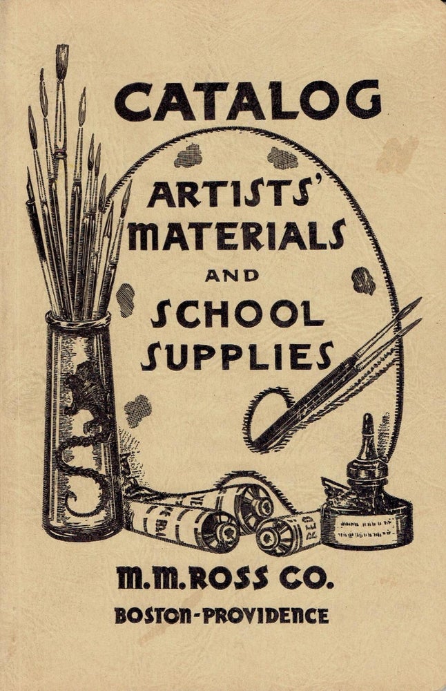 Item #16892 Ross Catalog of Artists' Materials and School Supplies. Art Supplies, M M. Ross Co.