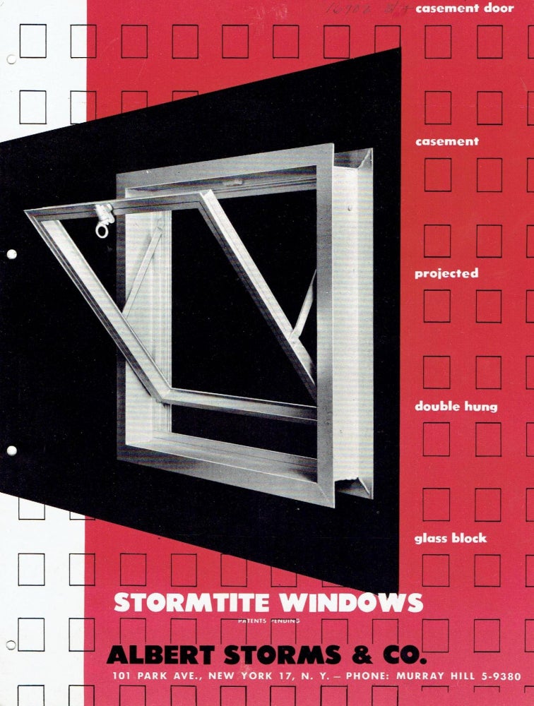 Item #16902 4 Commercial/Industrial Window Trade Pamphlets: Gate City, NuEra Window, Stormtite, Thorn. Windows, Nu Era Gate City, Thorn, Stormtite.