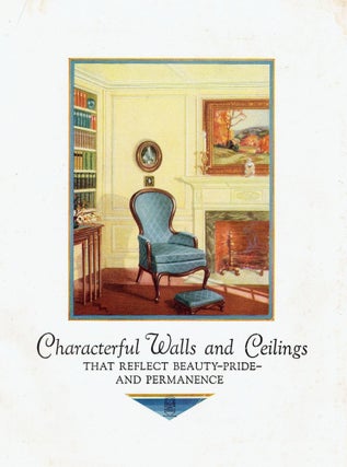 Item #17185 Characterful Walls and Ceilings That Reflect Beauty~Pride And Permanence. Fiber...
