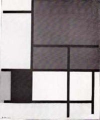 Item #1741 Arp & Mondrian. Arp, Mondrian, SIdney Janis, publisher