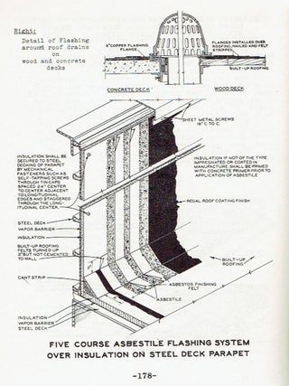 Item #17440 Application Instructions for Johns-Manville Built up Roofing, Pocket Edition....