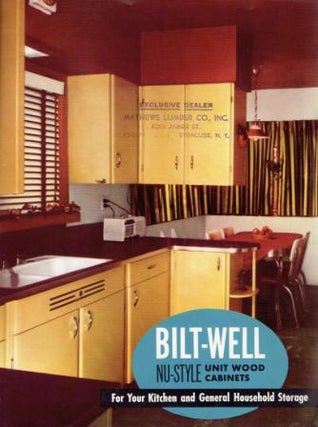 Item #17681 Bilt-Well Nu-Style Unit Wood Cabinets, For Your Kitchen and General Household Storage...
