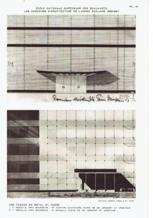 Item #17682 Les Concours d'Architecture De L'année Scolaire 1956-1957. International, Ecole Nationale Supérieure des Beaux-Arts.