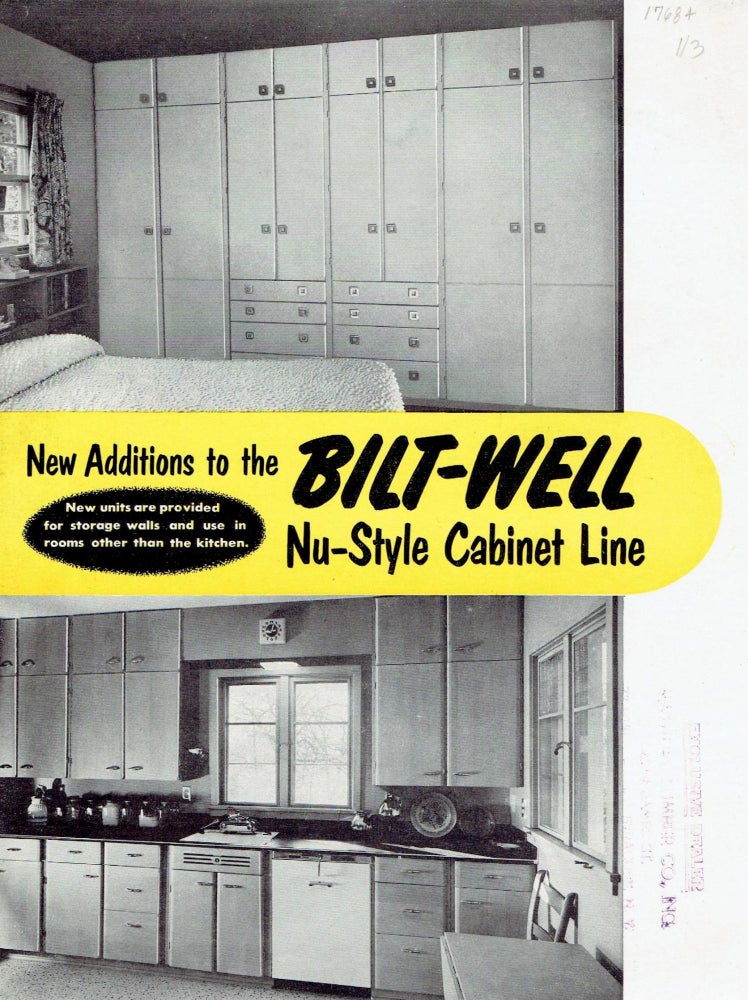 Item #17684 New Additions to the Bilt-Well Nu-Style Cabinet Line & Planning Sheet for Nu-Style Cabinets. Millwork, Bilt-Well Wood Work.