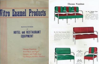 Item #17784 Vitro Enamel Products, Hotel and Restaurant Equipment, Chrome Furniture, Stools,...