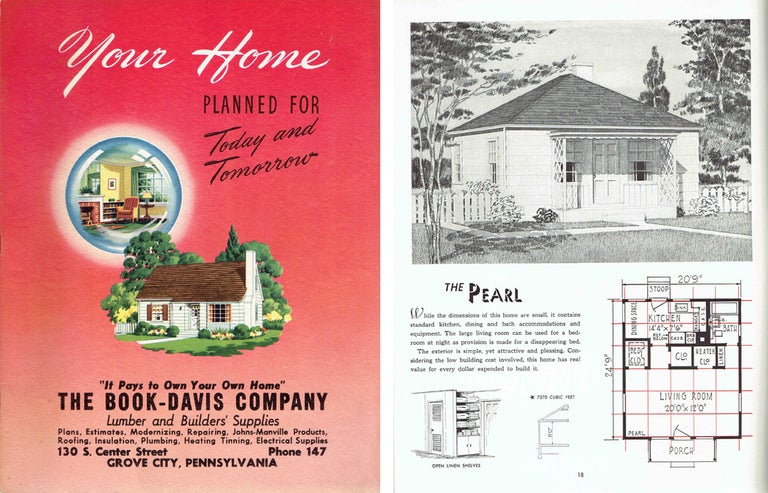 Item #17839 Your Home Planned For Today and Tomorrow. Pattern Book, Inc National Plan Service.