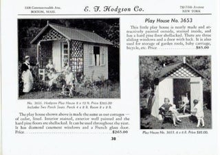 Item #17847 Hodgson Houses and Camps: Indoor and Outdoor Equipment. Pattern Book, E. F. Hodgson Co