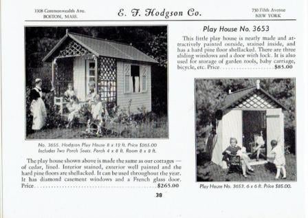 Item #17847 Hodgson Houses and Camps: Indoor and Outdoor Equipment. Pattern Book, E. F. Hodgson Co.