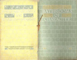Item #17910 Porcelain Fixtures for Kitchen and Laundry; & Bathrooms of Character (2 booklets in...