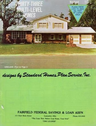 Item #18037 designs by Standard Homes Plan Service, Inc. - Thirty-Three Multi-Level Homes....