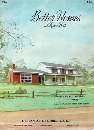 Item #18042 Better Homes at Lower Cost, A-46. Pattern Book, Standard Homes Plan Service