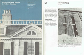 Item #18123 Epoxies for Wood Repairs in Historic Buildings. Restoration, Morgan W. Phillips,...