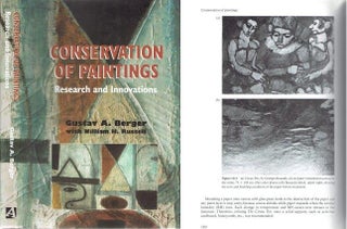 Item #18145 Conservation of Paintings, Research and Innovations. Fine Arts, Gustav A. Berger