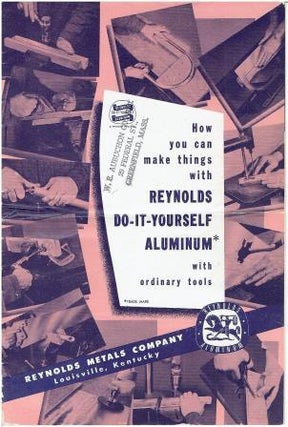 Item #18270 3 Reynolds Aluminum trade publications - 1) How you can make things with Reynolds...