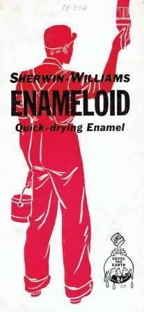Item #18394 Sherwin-Williams Enameloid - Quick-drying Enamel for walls, woodwork, furniture. Paint, Sherwin-Williams.