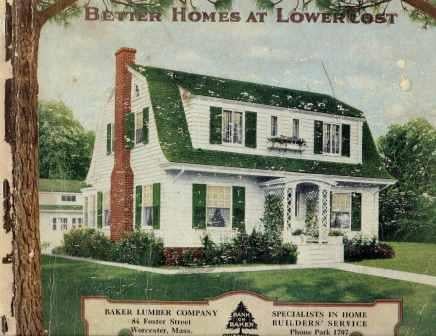 Item #18860 Better Homes at Lower Cost Book No. 6. Pattern Book, Baker Lumber Company.