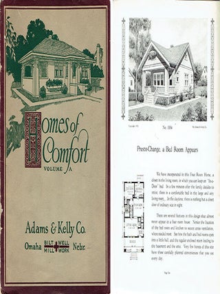 Item #19109 Homes of Comfort Volume A. Pattern Book, Adams, Kelly Co