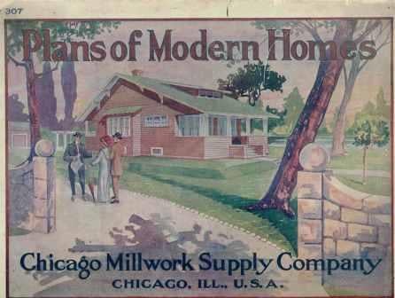 Item #19274 Plans of Modern Homes, Number 307. Pattern Book, Chicago Millwork Supply Company.