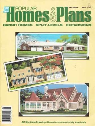 Item #19357 Popular Homes and Plans; Ranch Homes Split-Levels Expansions. Pattern Book, House...