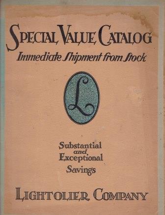 Item #19742 Special Value Catalog. Lighting, Lightolier Company.