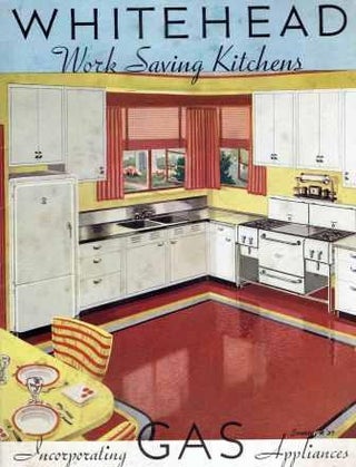 Item #19788 Whitehead Work Saving Kitchens Incorporating Gas Appliances. Kitchens, Whitehead...