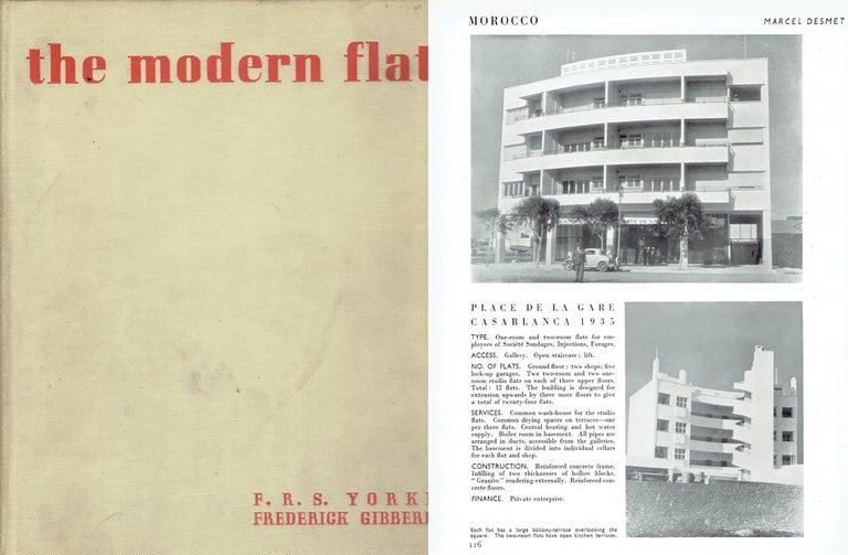 Item #20014 The Modern Flat. Architectural History, F. R. S. Yorke, Frederick Gibberd.