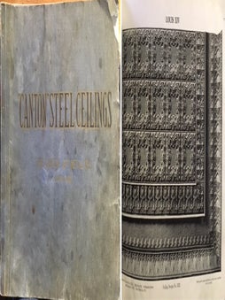 Item #20129 Steel Ceilings: Catalog D. Metal, Canton Steel Ceiling Co