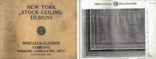 Item #20130 New York Stock Ceiling Designs, Catalog 400. Metal, Whitaker-Glessner Company