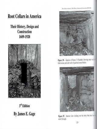 Item #20179 Root Cellars in America: Their History, Design and Construction 1609-1920 - signed...
