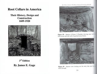 Item #20179 Root Cellars in America: Their History, Design and Construction 1609-1920....