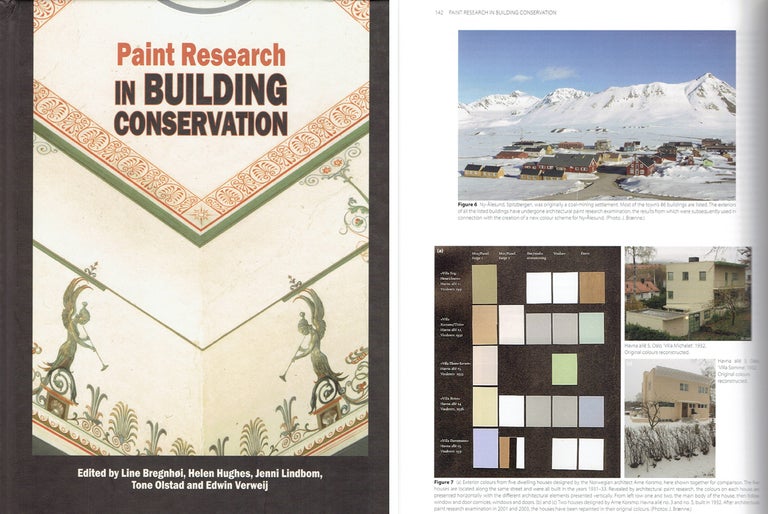 Item #20334 Paint Research in Building Conservation. Paint, Line et. al Bregnhoi.