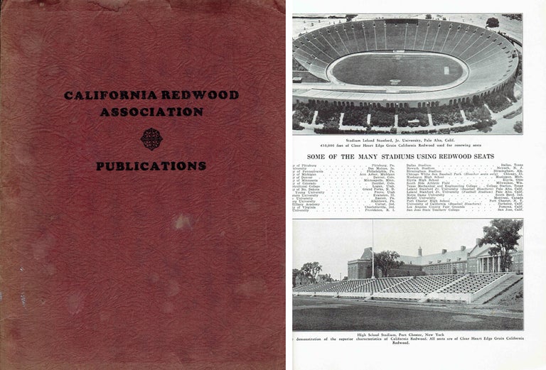 Item #20381 Redwood Information Series. Wood, California Redwood Association.