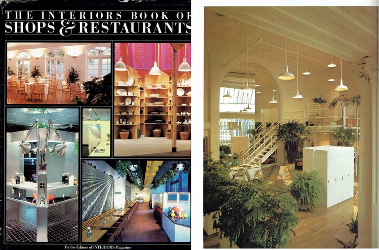 Item #20385 Interiors Book of Shops & Restaurants. Architectural History, of INTERIORS Magazine.
