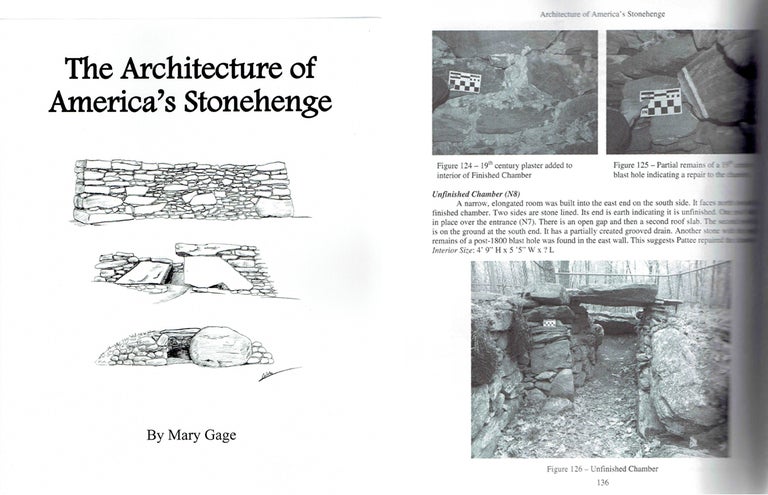 Item #20556 The Architecture of America's Stonehenge. Stone, Mary Gage.