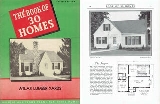 Item #20661 Book of 30 Homes; Designs and Floor Plans for Thirty Small Homes. Pattern Book, Inc...