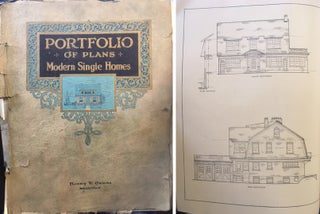Item #20674 Portfolio of Plans Modern Single Homes. Pattern Book, Henry W. Grieme, Architect